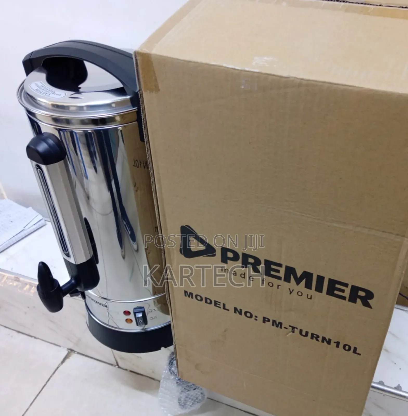 Premier Electric Tea Urn 10L 2500W Pm-Turn10l