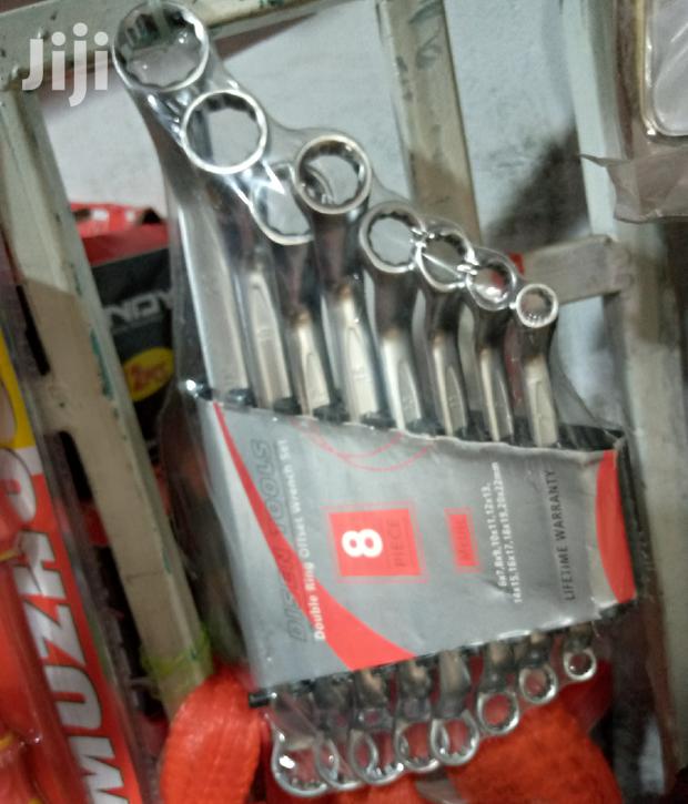 8pcs Double Ring Spanner Wrench Set