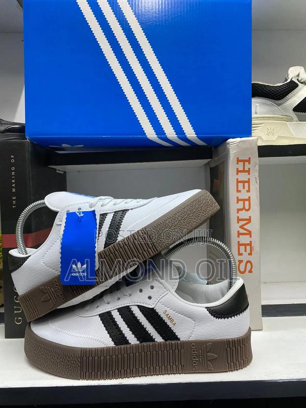 Adidas Samba White Black Double Sole