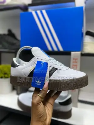 Adidas Samba White Black Double Sole
