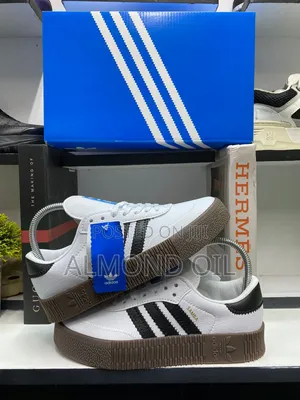 Adidas Samba White Black Double Sole