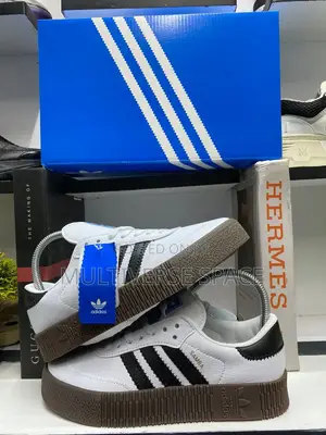Adidas Samba White Black Double Sole