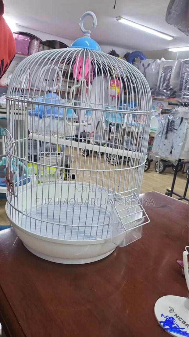 Bird Cage White/Red/Blue - main view