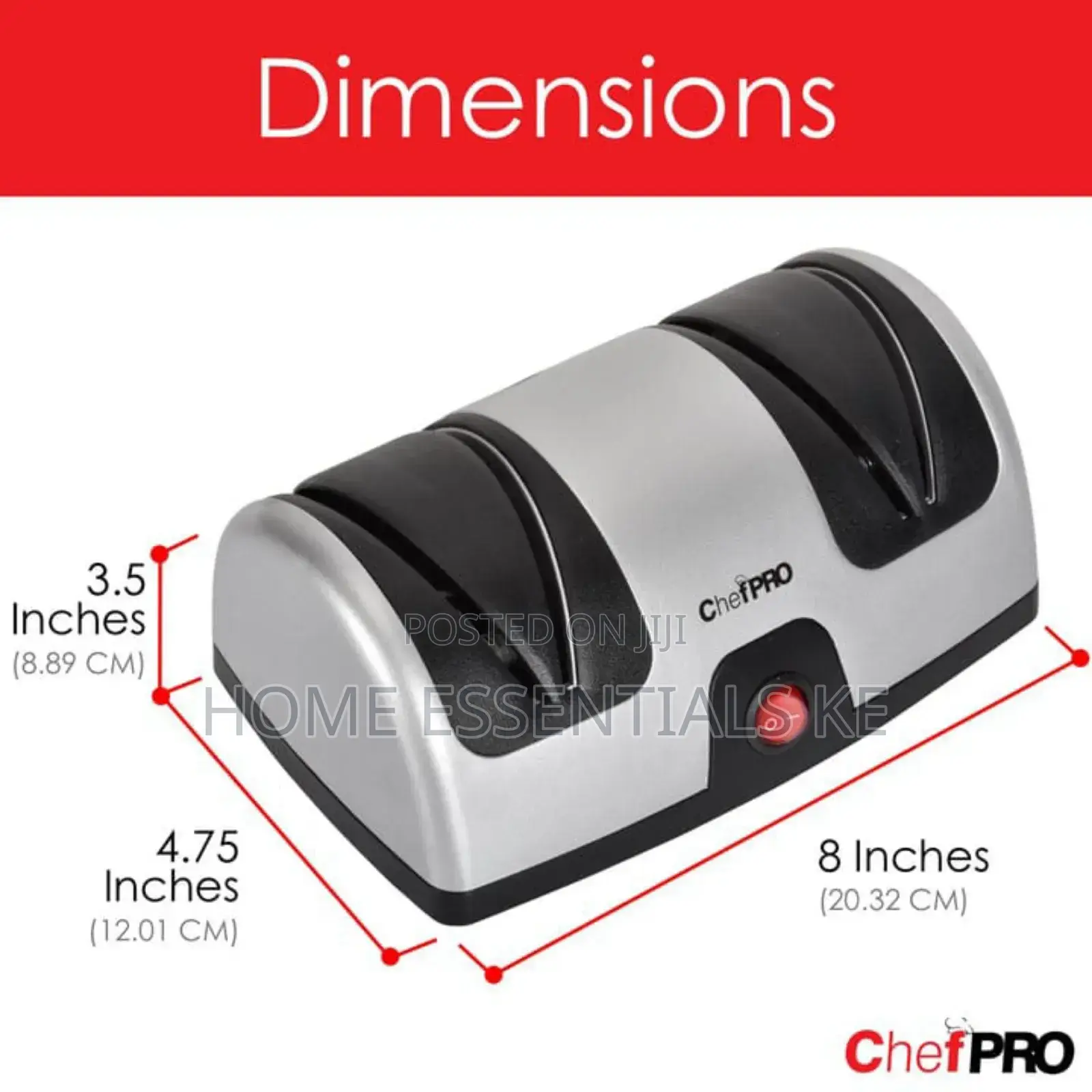 4 Slot 2 Stage Electric Knife Sharpener