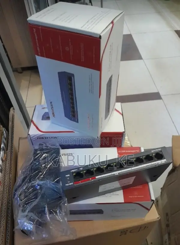 Hikvision 8 Port Poe Switch//Hikvision 8 Ports Unmanaged Poe