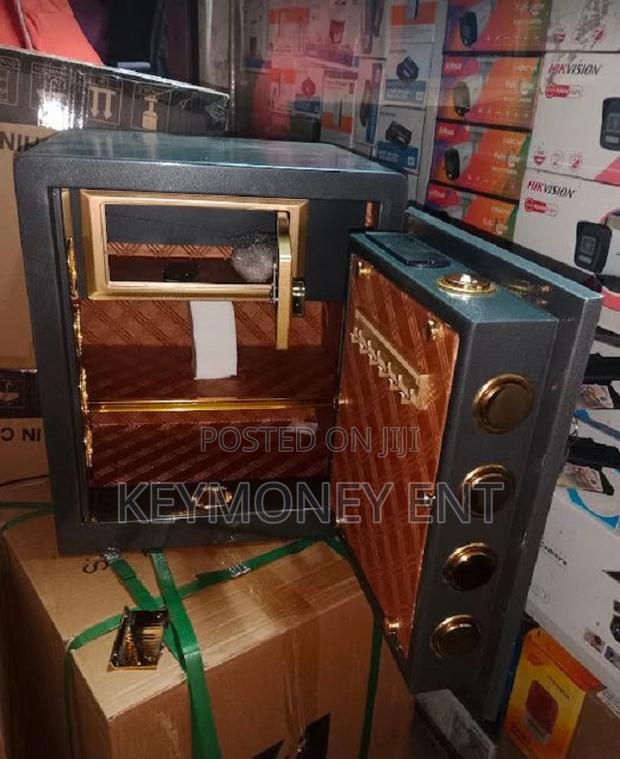 Safety Box With Fingerprint Smart Locks for Laptops Document