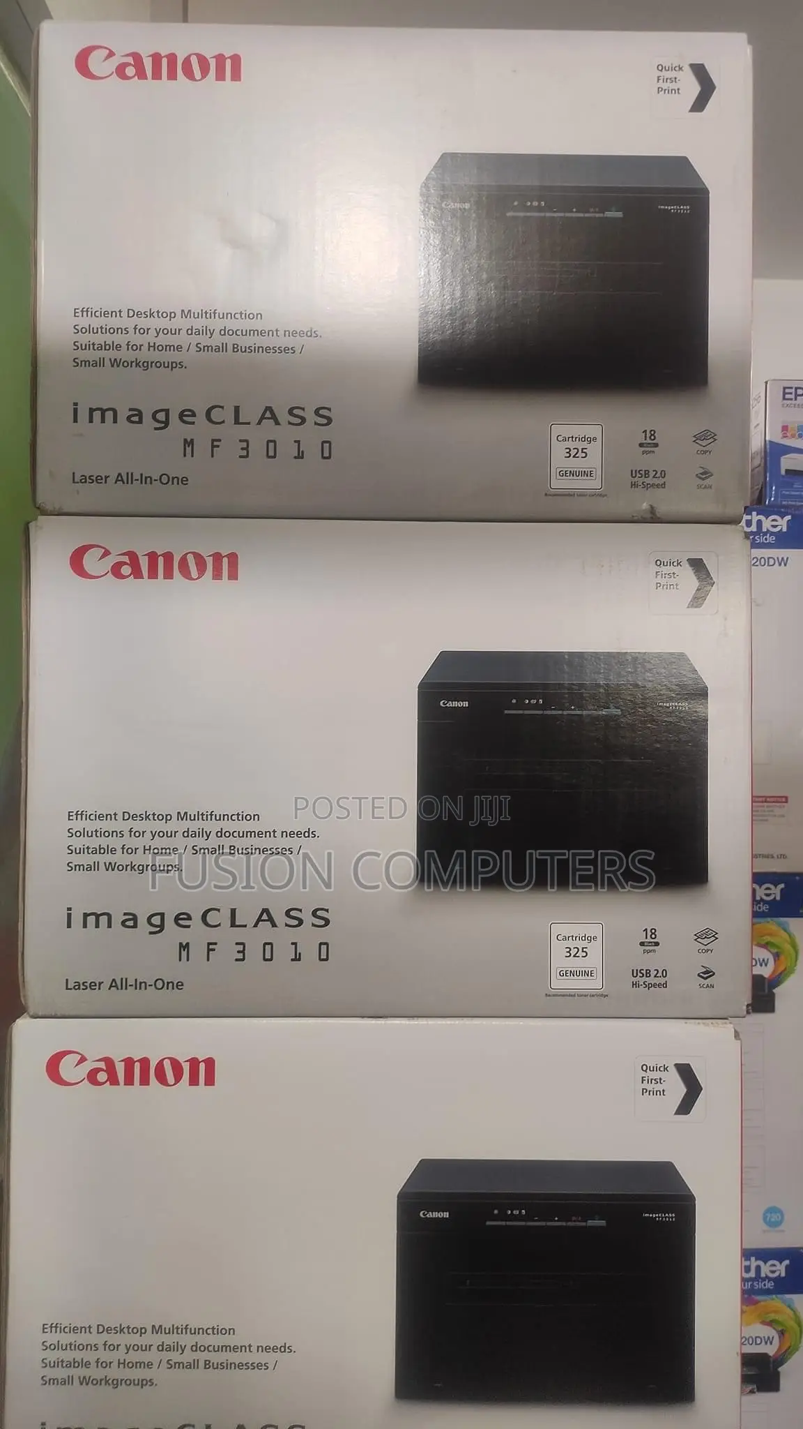 Canon I-Sensys Mf3010 MFP All-in-One Laser Printer