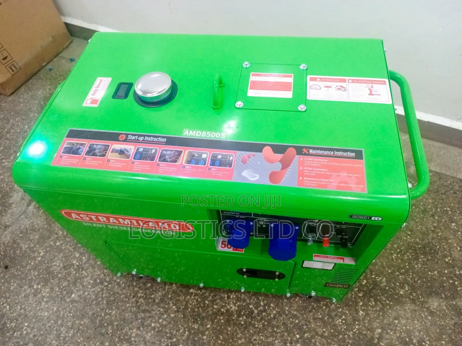ASTRAMILANO 8.5kva Diesel Silent Generator Singe Phase