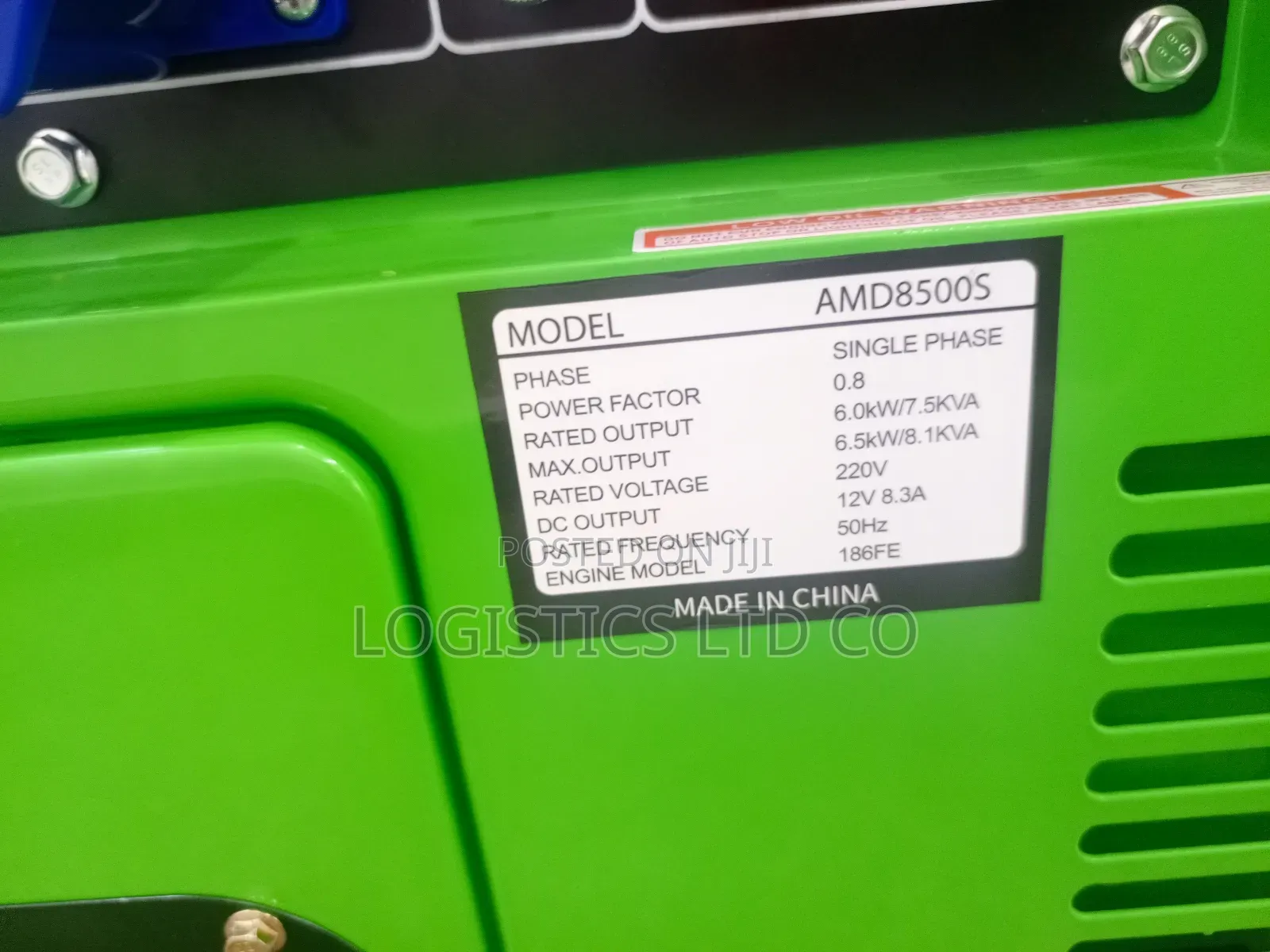 ASTRAMILANO 8.5kva Diesel Silent Generator Singe Phase