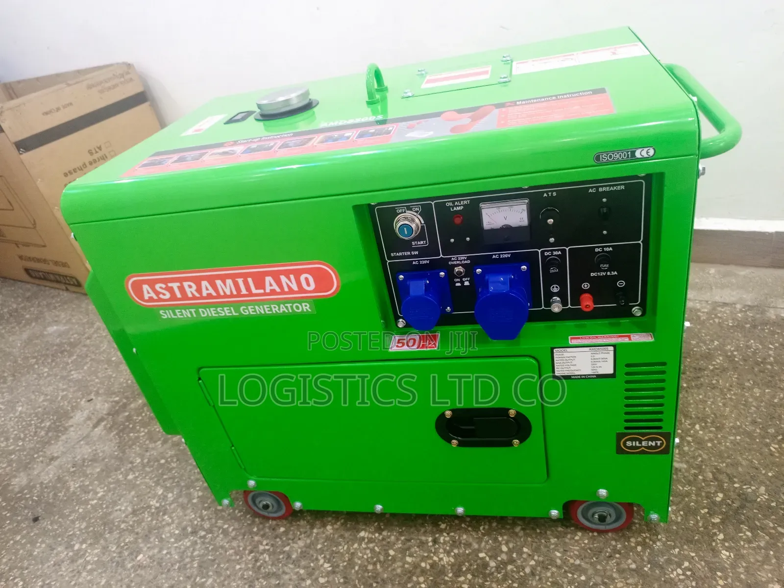 ASTRAMILANO 8.5kva Diesel Silent Generator Singe Phase