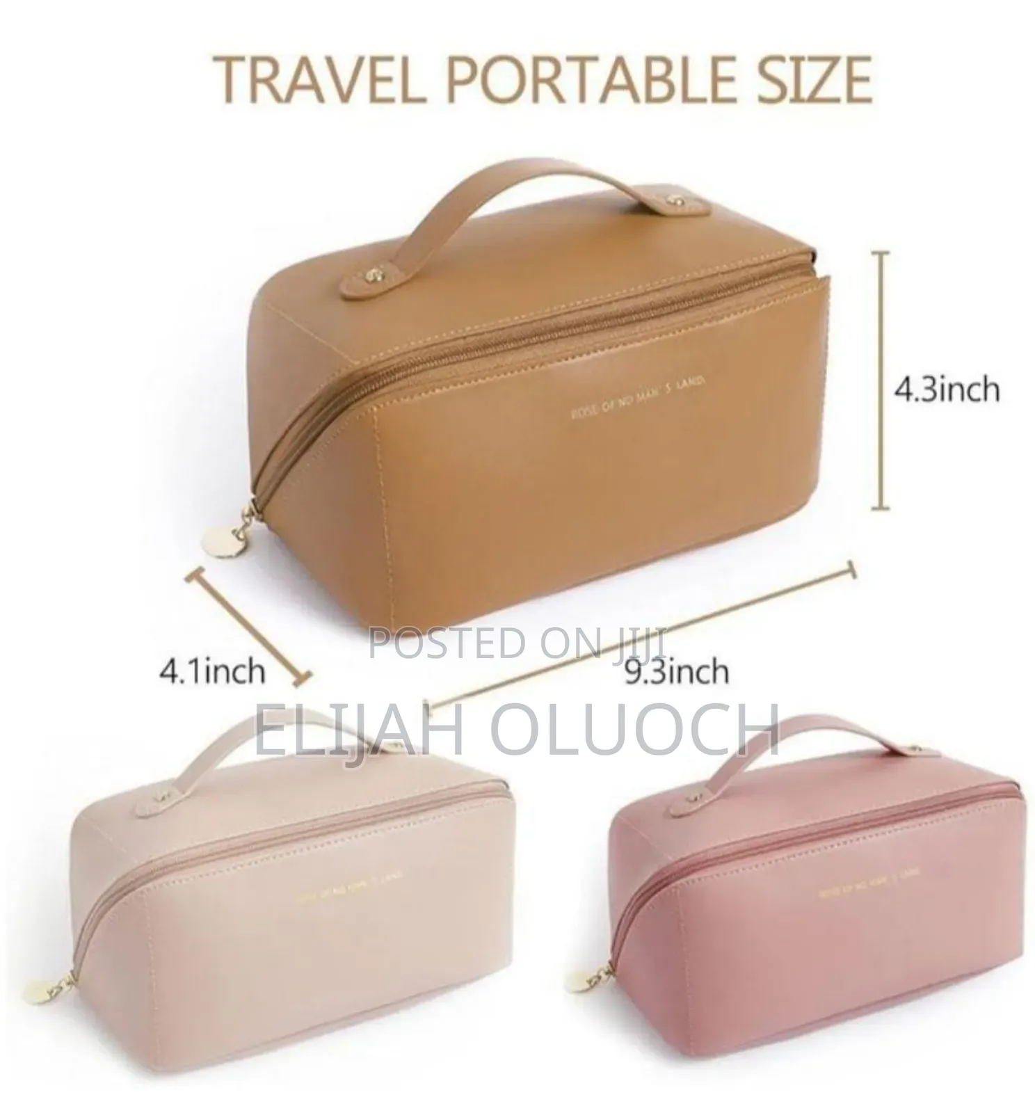 Leather Make-Up Bag