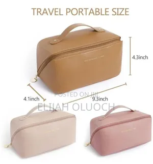 Leather Make-Up Bag