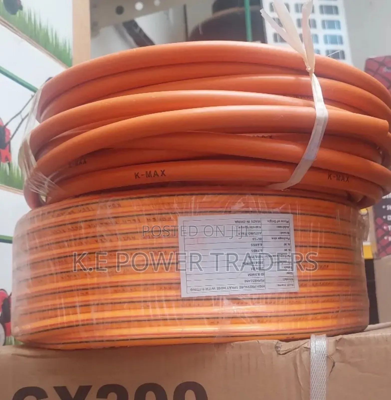 50 Meter High Pressure Hose With Fitting
