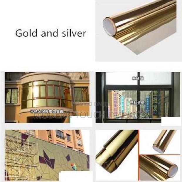 Gold One-Way Reflective Window Film