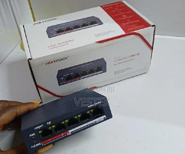 Hik Vision 4 Ports Full Poe Switch - main view
