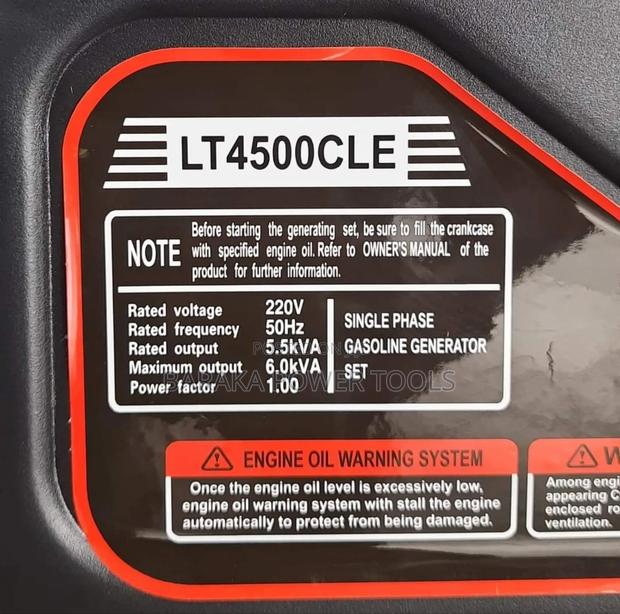 LT4500CLE MODEL Gasoline Generator - thumbnail 2