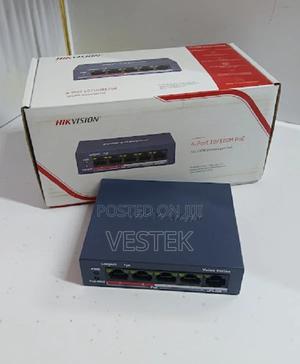 Hikvision 4 Port DS-3E0105P-E/M(B) Poe Switch Full - thumbnail 2