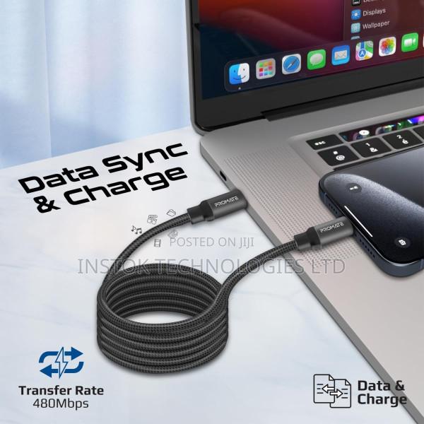 Promate Springy Magnetic Self-Organizing Cable 60W 1.2M - thumbnail 2