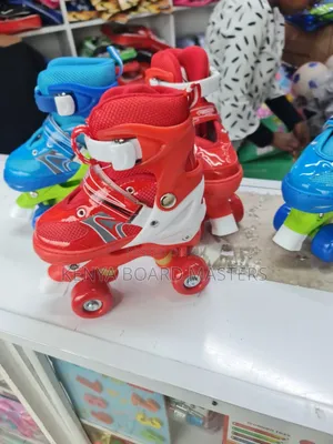 Red Stable Skate Shoes for Under Age Kids
