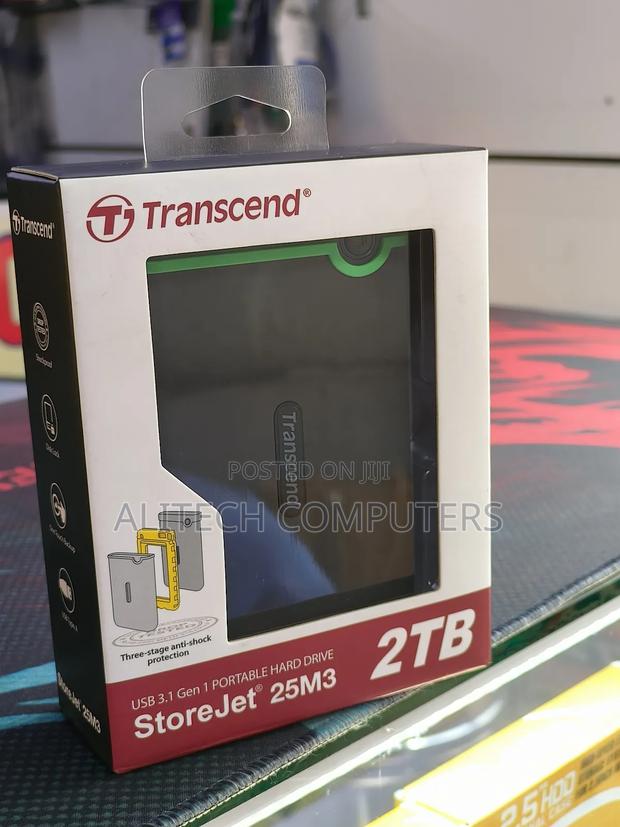 Transcend External Hard Drive 2tb Speed 3.1 - thumbnail 2