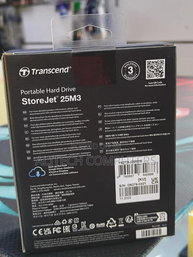 Transcend External Hard Drive 2tb Speed 3.1 - thumbnail 3