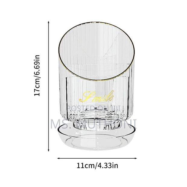 360° Rotating Makeup Brush Holder* - thumbnail 4