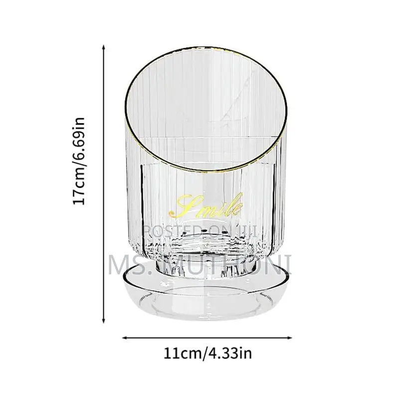 360° Rotating Makeup Brush Holder*