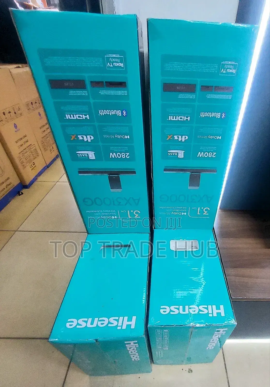 New Hisense 3.1ch Ax3100g Sound Bar System