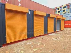 40ft Container With 5 Stalls- Floor Tiled Up