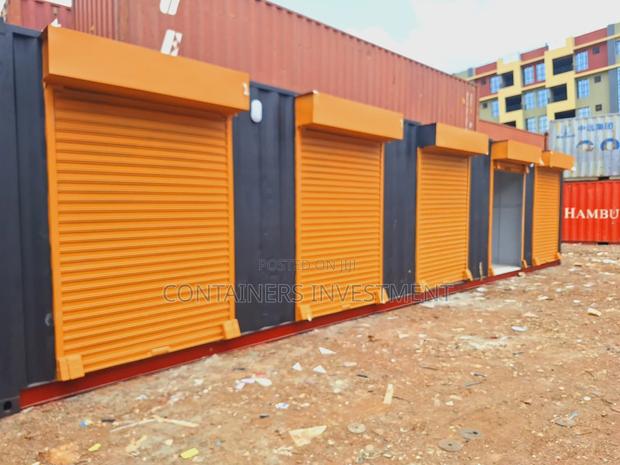 40ft Container With 5 Stalls- Floor Tiled Up - thumbnail 2