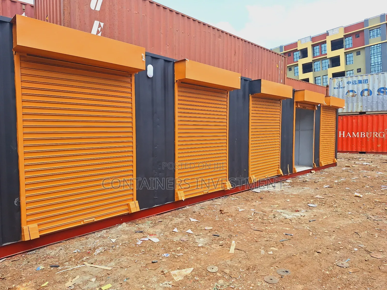 Well Done Container Stalls-Floor With Tiles