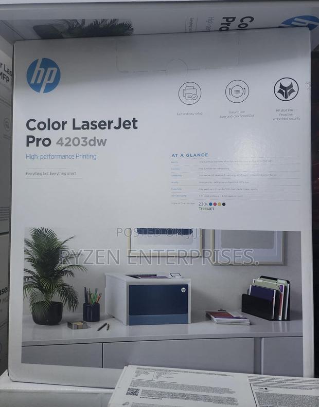 Hp Color Laser Jet Pro 4203dw Printer - main view