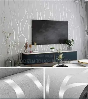 Grey Patterned Wallpaper