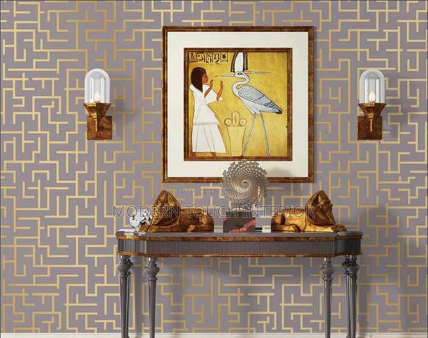 Brown Metallic Wallpaper