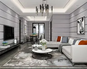 Embossed Lined Wallpaper