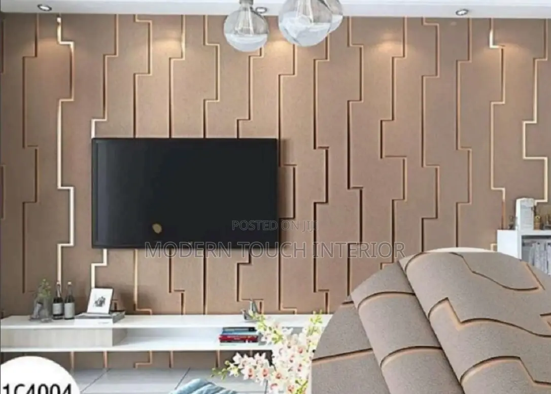 Wallpaper - Brown Patterned Wallpaper