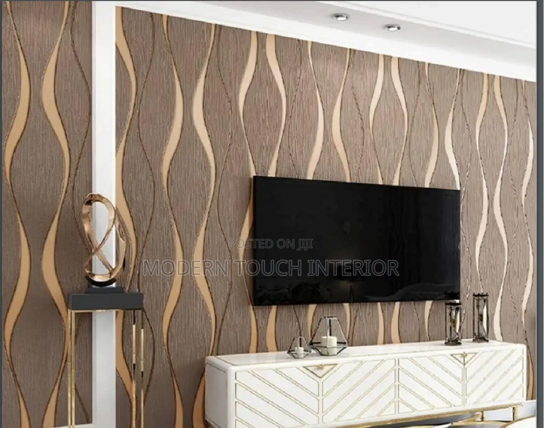 Wallpaper-Gold and Brown Wallpaper