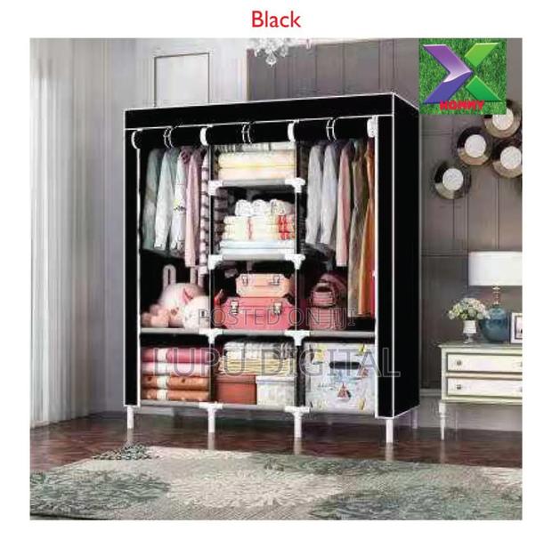 Original 3 Column Metallic Portable Wardrobes - main view