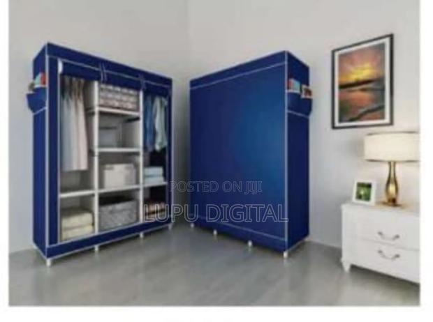 Original 3 Column Metallic Portable Wardrobes - thumbnail 8