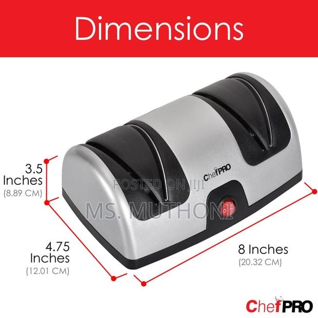 4 Slot 2 Stage Electric Knife Sharpener Now Available - thumbnail 3