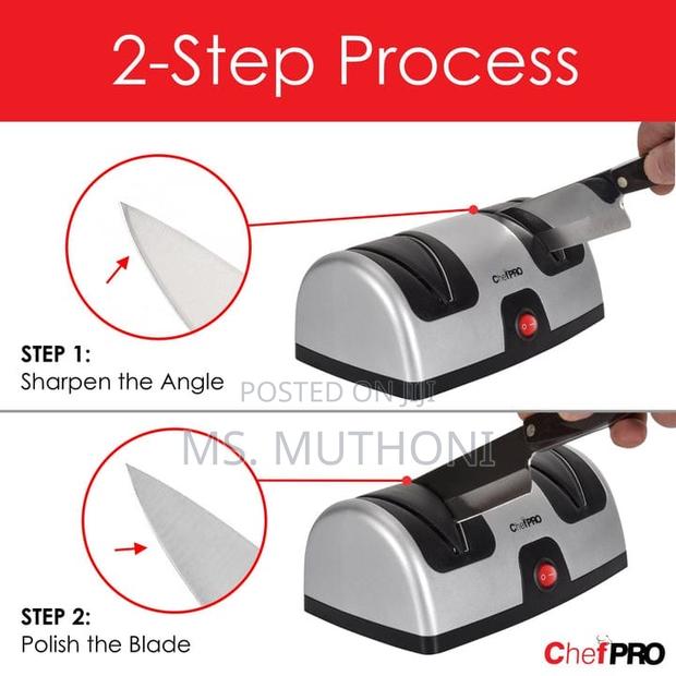 4 Slot 2 Stage Electric Knife Sharpener Now Available - main view