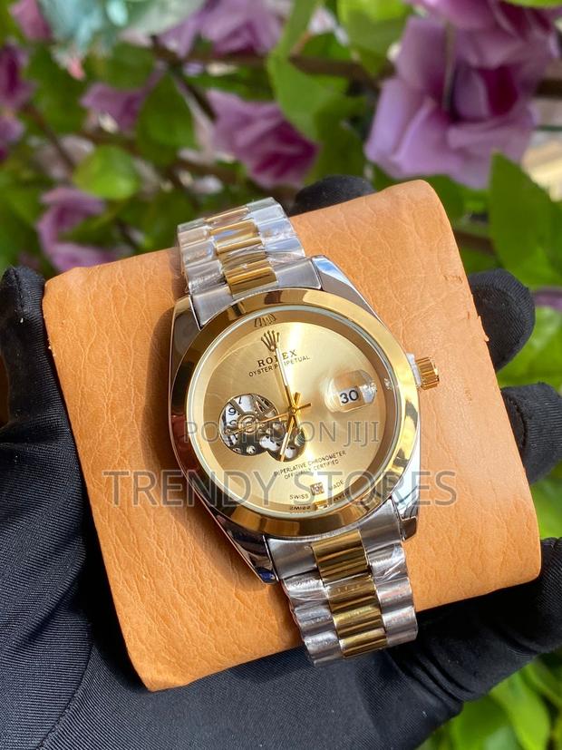 Rosegold Rolex Gents Watch - main view