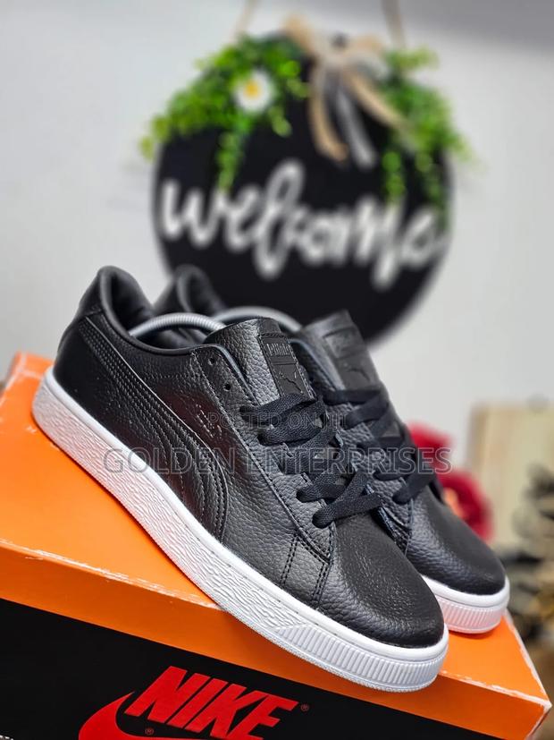Puma Black Leather