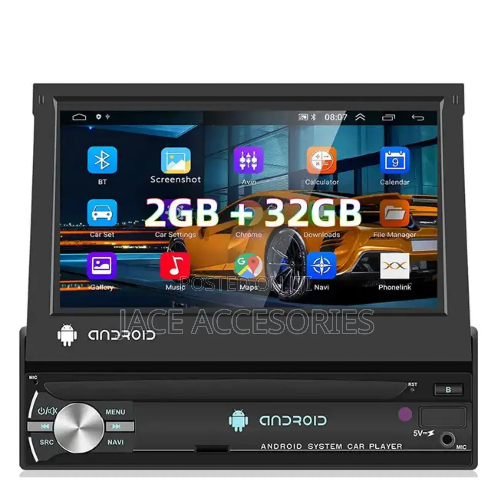 New Retractable Android Radio