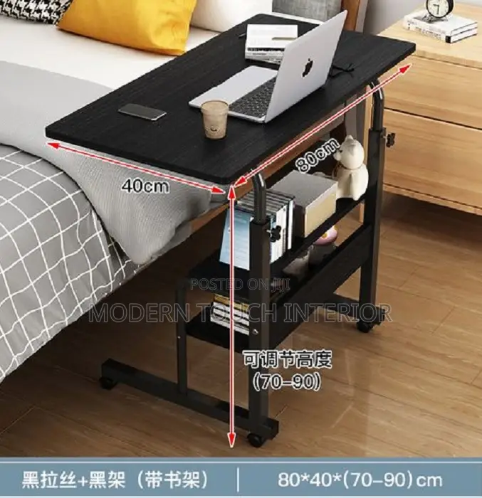 Black Adjustable Laptop Desk