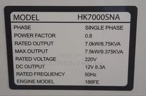 Hisaki Japan Diesel Generator8.75kva Single Phase With Ats