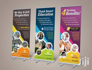 Narrow Base Roll Up Banner