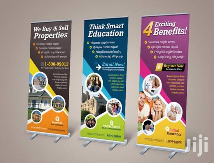 Narrow Base Roll Up Banner