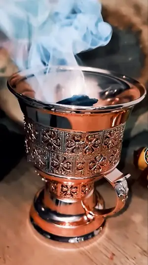 Incense Burner Bakhoor Burning Frankincense Burner Big Size