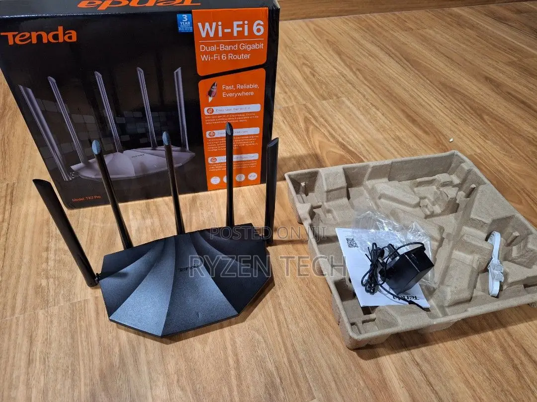 Tenda TX2 Pro Dual-Band Gigabit Wi-Fi 6 Router
